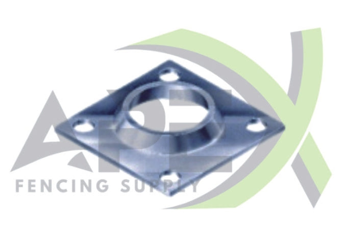 Steel Flange Post Bracket - Square