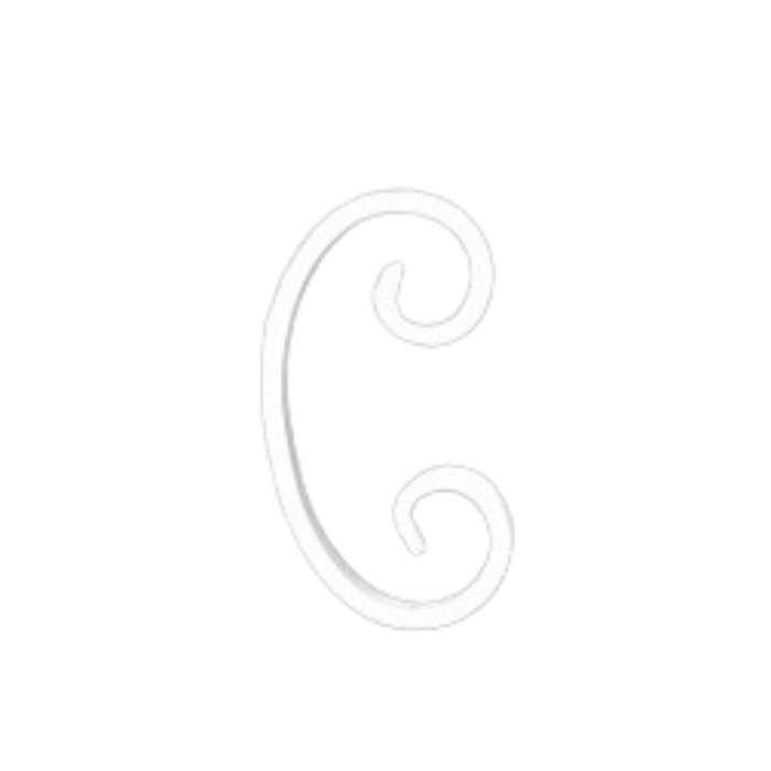 Aluminium Scroll 70x130