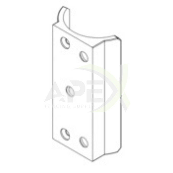 Polaris Self-Closing Hinge Glass-Wall (bracket separate)