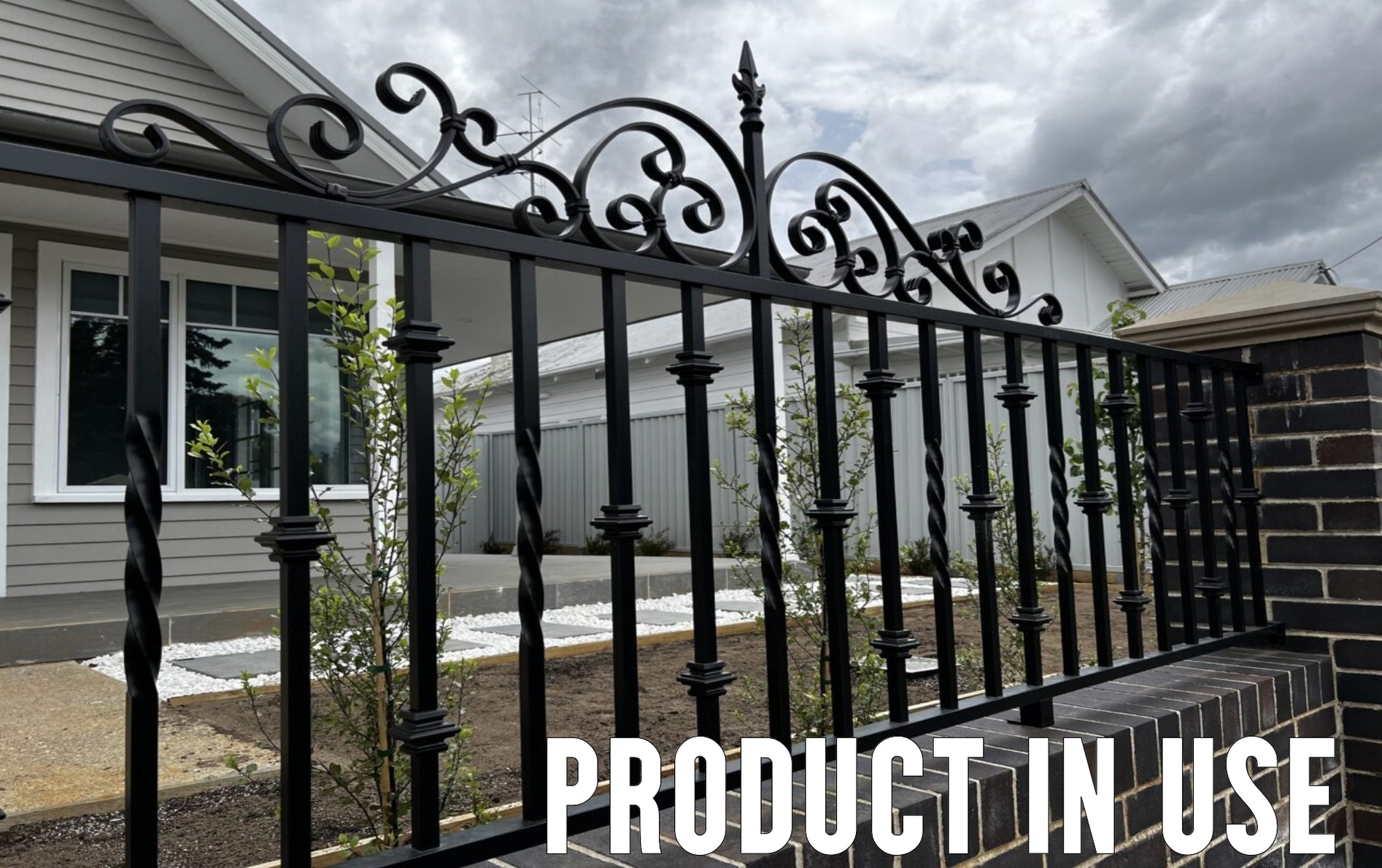 Gate Top Feature Aluminium Gate Top — Apex Fencing Supply